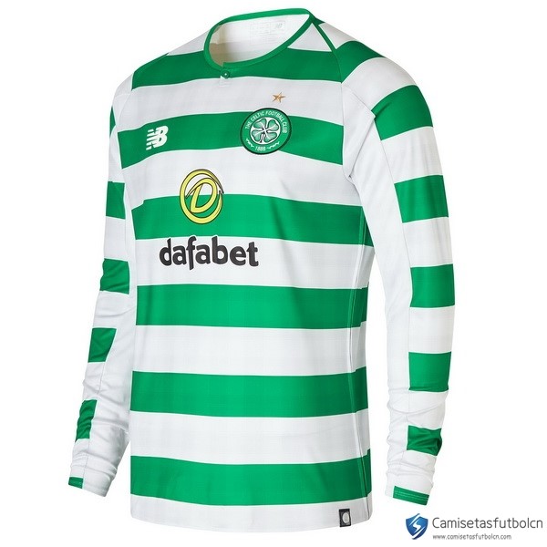Camiseta Celtic Primera equipo ML 2018-19 Verde